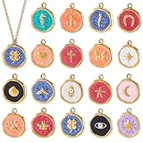 Utilisations multiples – Ces pendentifs sont des accessoires idéaux pour la confection de bracelets., collier, Des boucles d'oreilles, sac suspendu pendentif, décoration de la maison et autres projets de bricolage ou fabrication de bijoux