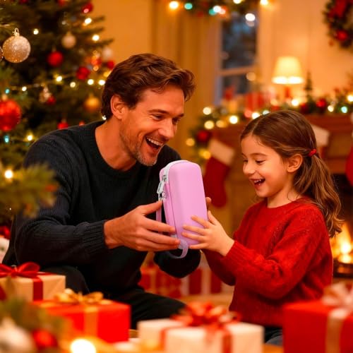GWCASE Étui compatible avec 3Doodler Start+ Essentials (2024 2023) stylo d'impression 3D pour enfants, organiseur de voyage pour paquets de recharge de filament, chargeur USB (boîte uniquement), rose – vue 8