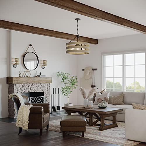 Image of Gulliver Collection 4-Light Coastal Pendant Light Graphite