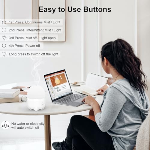 Diffuseur d'aromathérapie portable pour soulager l'air sec en voyage