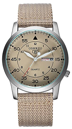 Image of Gosasa Unisex Military Watches Sport Textile Nylon Strap Stylish Men Watch Luminous Fashion Watches Analog Display Quartz Waterproof Casual Wristwatch