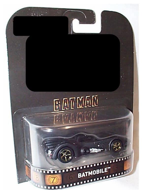 H0T WHEELS black BATM0BILE BA'TMA'N vehicle 1.64 scale diecast model