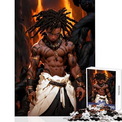 Rompecabezas Duro para Adultos de 1000 Piezas God of War decoración del hogar Juguetes Regalo Divertido Juego Familiar Cada Pieza es única Tamaño: 50x75cm