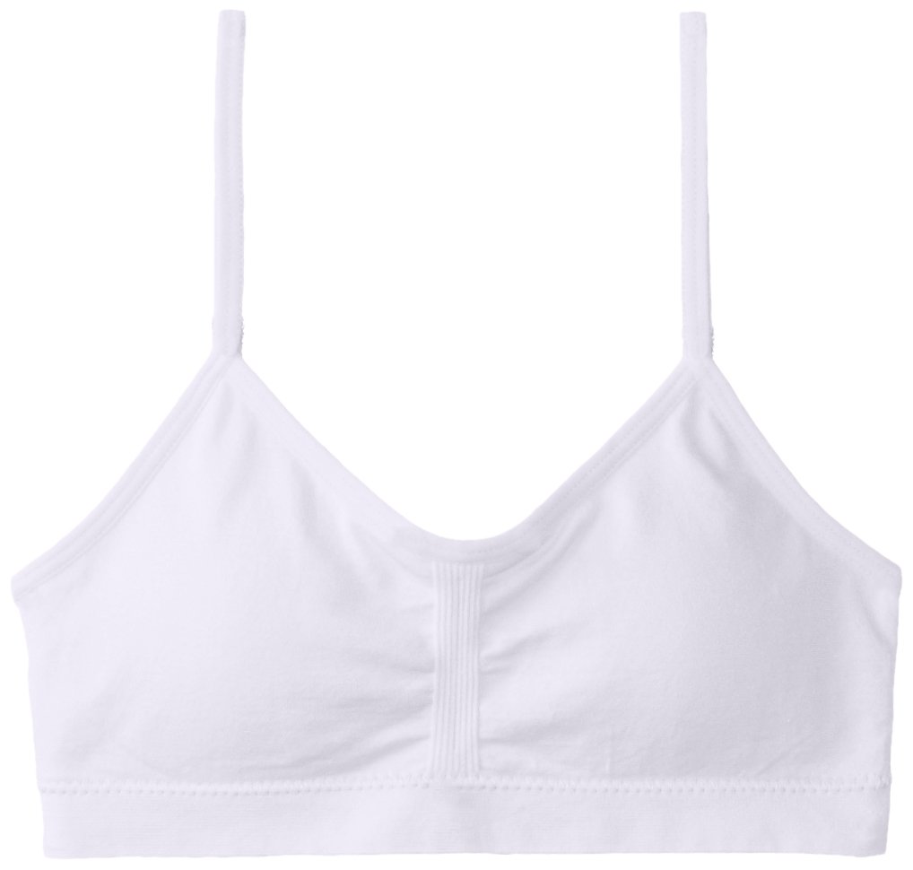 MaidenformGirls' Seamfree Ruched Crop with Lace Band