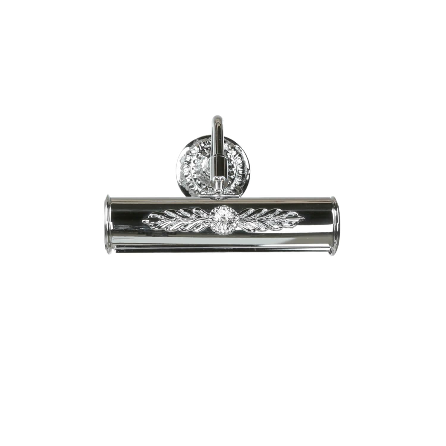 Lámpara de pared exclusiva para cuadros, 20 cm, en cromo brillante, lámpara de pared, 230 V