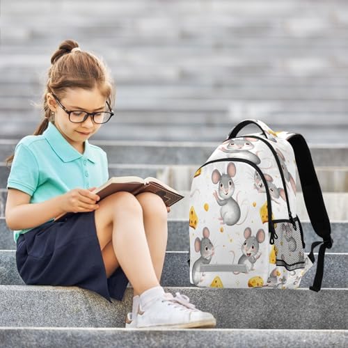 School Backpack Cute Mouse Lightweight Waterproof Travel Laptop Backpack Kids School Bags for Boys Girls Teens 11.6 X 4.9 X 16.7inch2