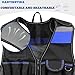 HANTINSTINA Electrician Tool Vest for Men, Adjustable Safety Vest with Upgraded Pockets and Zippers for Carpenters & Construction, Blue and Black