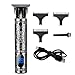 Elettrica Trimmer, Tagliacapelli Uomo,Trimmer Elettrico Uomo, Taglierina Barbiere Barba con LCD Display, Ricarica USB（Aggiorna Stile）