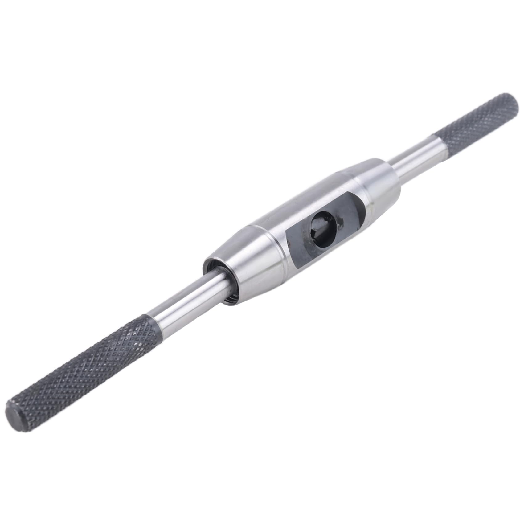 Littimoon Adjustable Tap Wrench Handle, for Metric M1-M8 Taps, Tap Reamer Tapping Hand Tool, Die-Casting Body