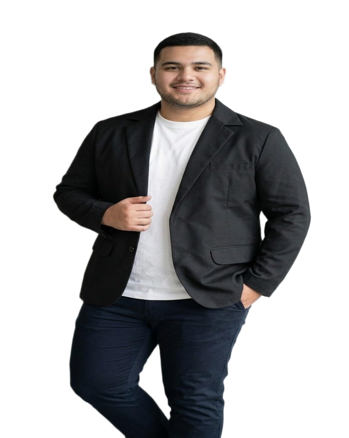 perfect productions Men's Black Blazer, Slim Fit Single-Breasted Suit Jacket, Formal Business Wear 2-picture-45