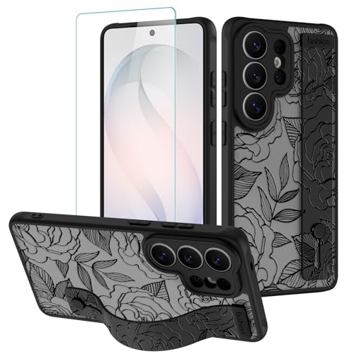 Coque Samsung S26 Ultra anti-chute avec sangle de doigt et film