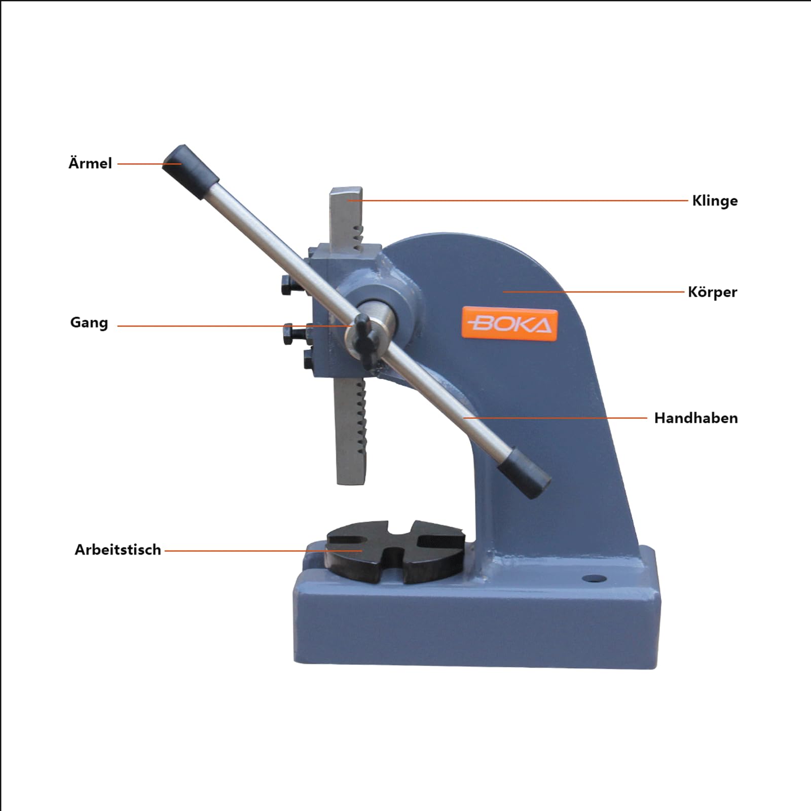 Spremiatrici, pressa per rack da 0,5 tonnellate, pressa a vite alta 80 mm, pressa manuale da scrivania per rivettare fori di punzonatura, piastra di base regolabile in 4 posizioni