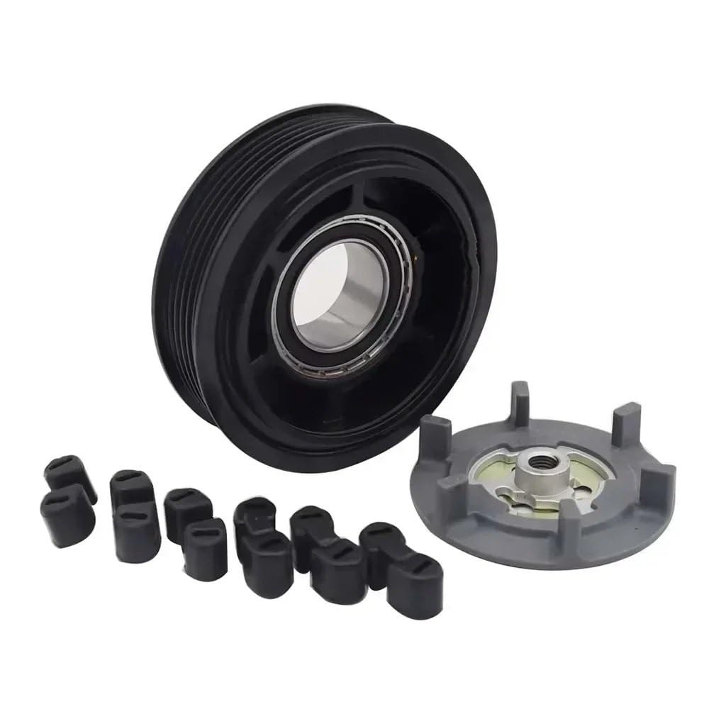 embrayage climatisation Poulie d'embrayage de compresseur AC, pour, Octavia, Suberb, 5N0820803C, 6SEU14C, FMM A/C kit embrayage clim