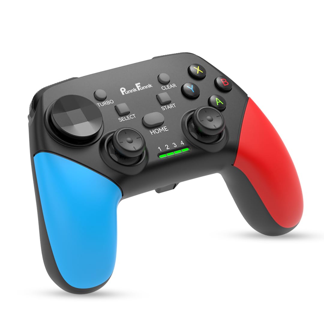 PunnkFunnk G9 Wireless Gaming Controller with Bluetooth & USB Receiver | Gamepad for Android, iOS, PC, PS3/PS4/PS5 & Nintendo Switch | Dual Stick, Turbo, 10H Playtime-image-40