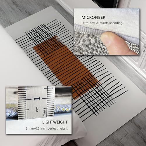 Tapis durable lavable en machine pour sol de cuisine moderne