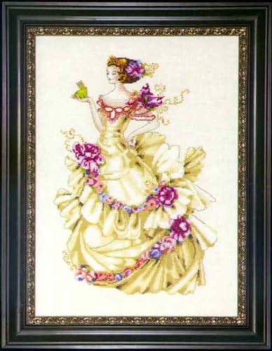 Ella The Frog Princess by Nora Corbett - Beaded Cross Stitch Kit - Mirabilia Designs MD129