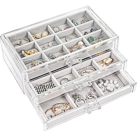 ProCase Earring Organizer Jewelry Box Cover