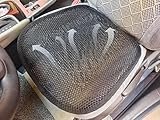 Summer Cool 3D Air Mesh Breathable Vented Car Seat Cushion Pad,Universal Auto Back Cooling Ventilated Seat Cover for Car SUV Truck Van Pickup for Driving Seat(Black, 1 Pack seat pad)