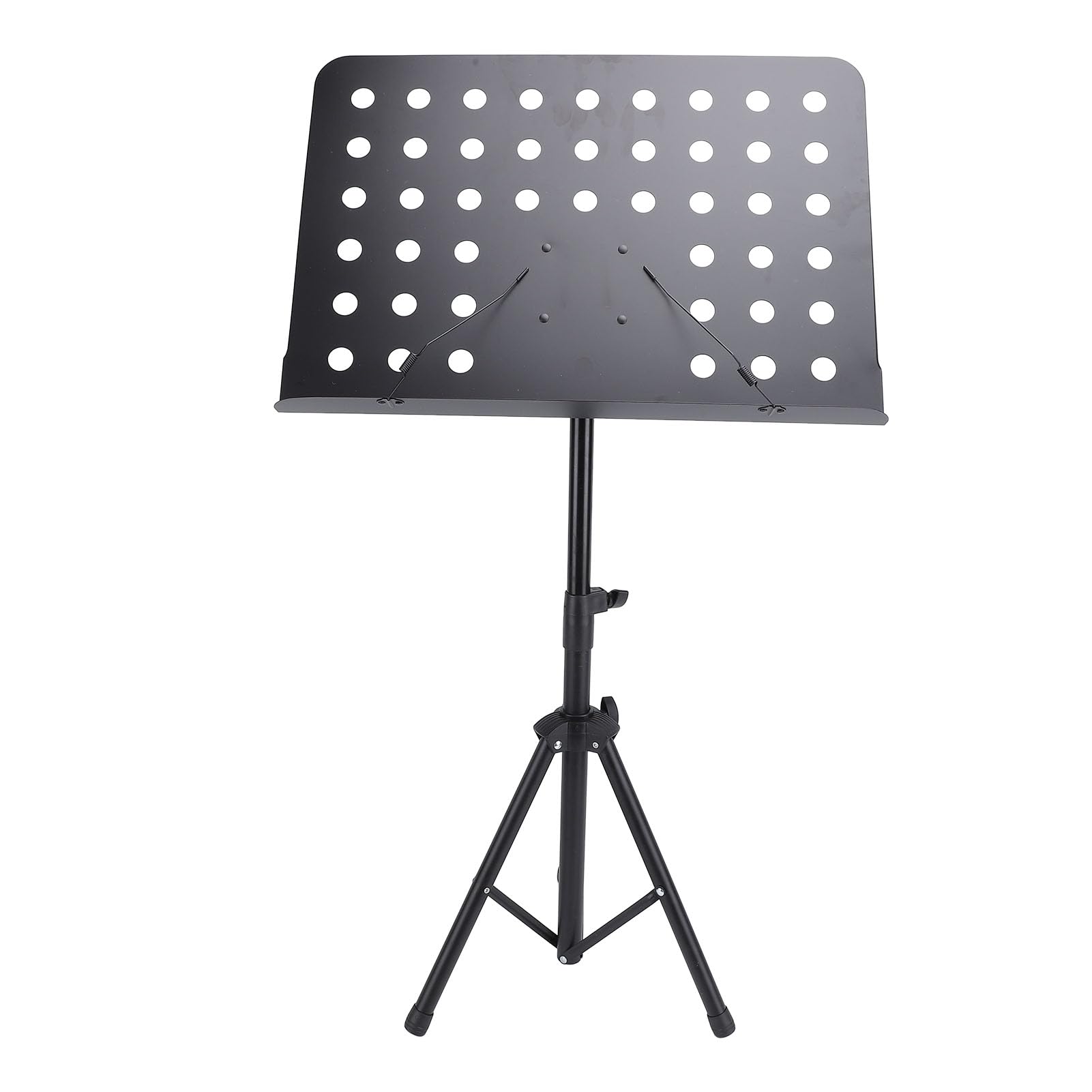Leggio pieghevole per spartiti con altezza regolabile da 80 a 163 cm per gruppi musicali e scuole, leggio portatile per libri e tablet, acciaio legato