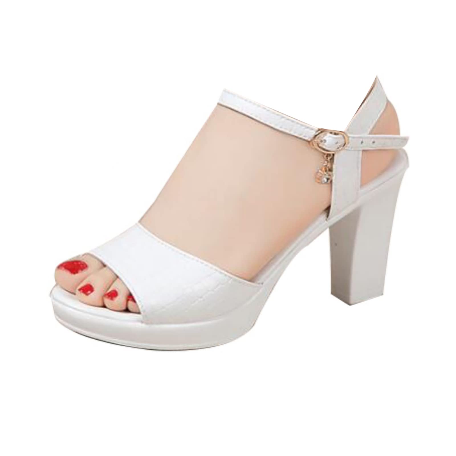 32-43 Sexy Peep Toe Ladies Summer Shoes para Mujer Mujeres Wedge Heel Sandals Tacón Alto Mujer Nueva Plataforma Sandalias