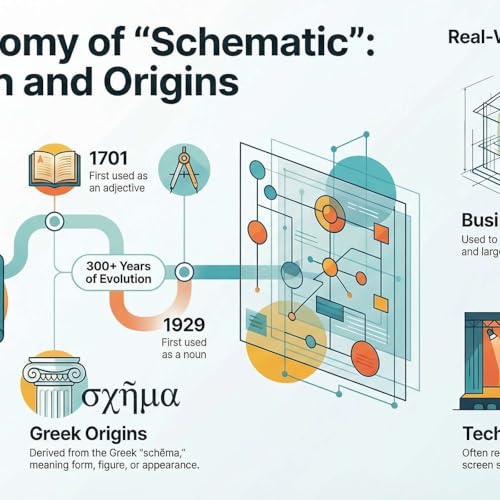 How schematic became a noun in 1929
