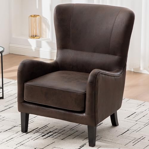 Sillón Plegable Cuero Marrón miniatura 4