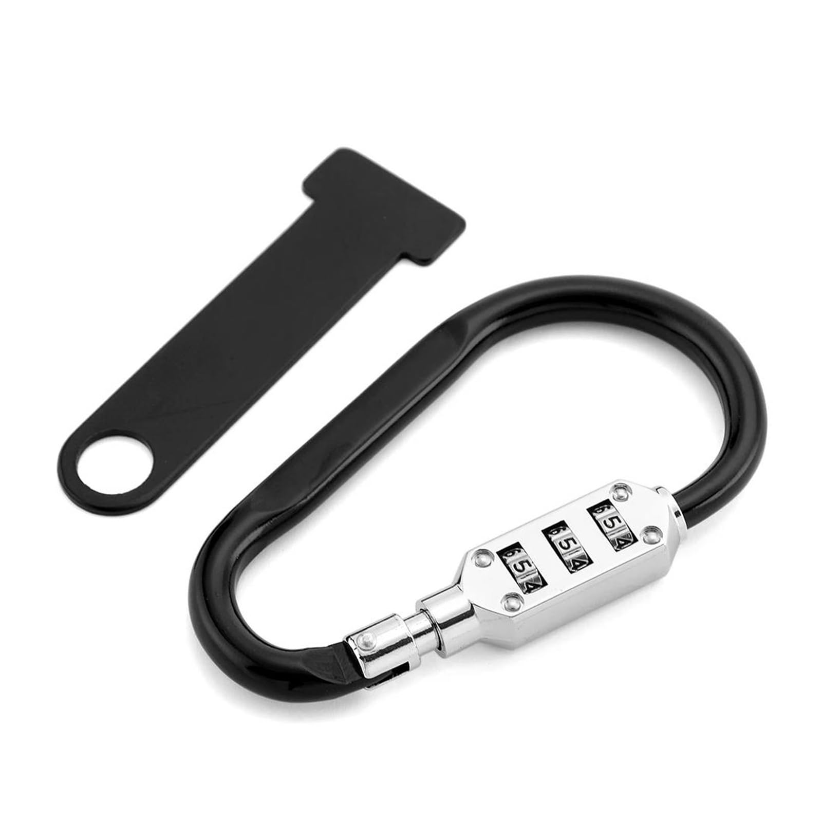 Universal Motorcycle Accessories Padlock Helmet Security Lock for YAM&AHA R3 for KASAWAKI for SU&ZUKI Bicycle(Black)