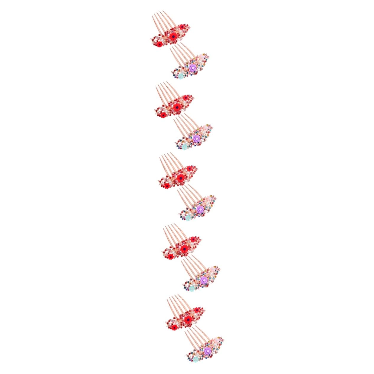 MAGICLULU Lot De 5 Peignes À Cheveux Pour Femmes Accessoires Pour Cheveux De Mariée 2 Pièces X 5