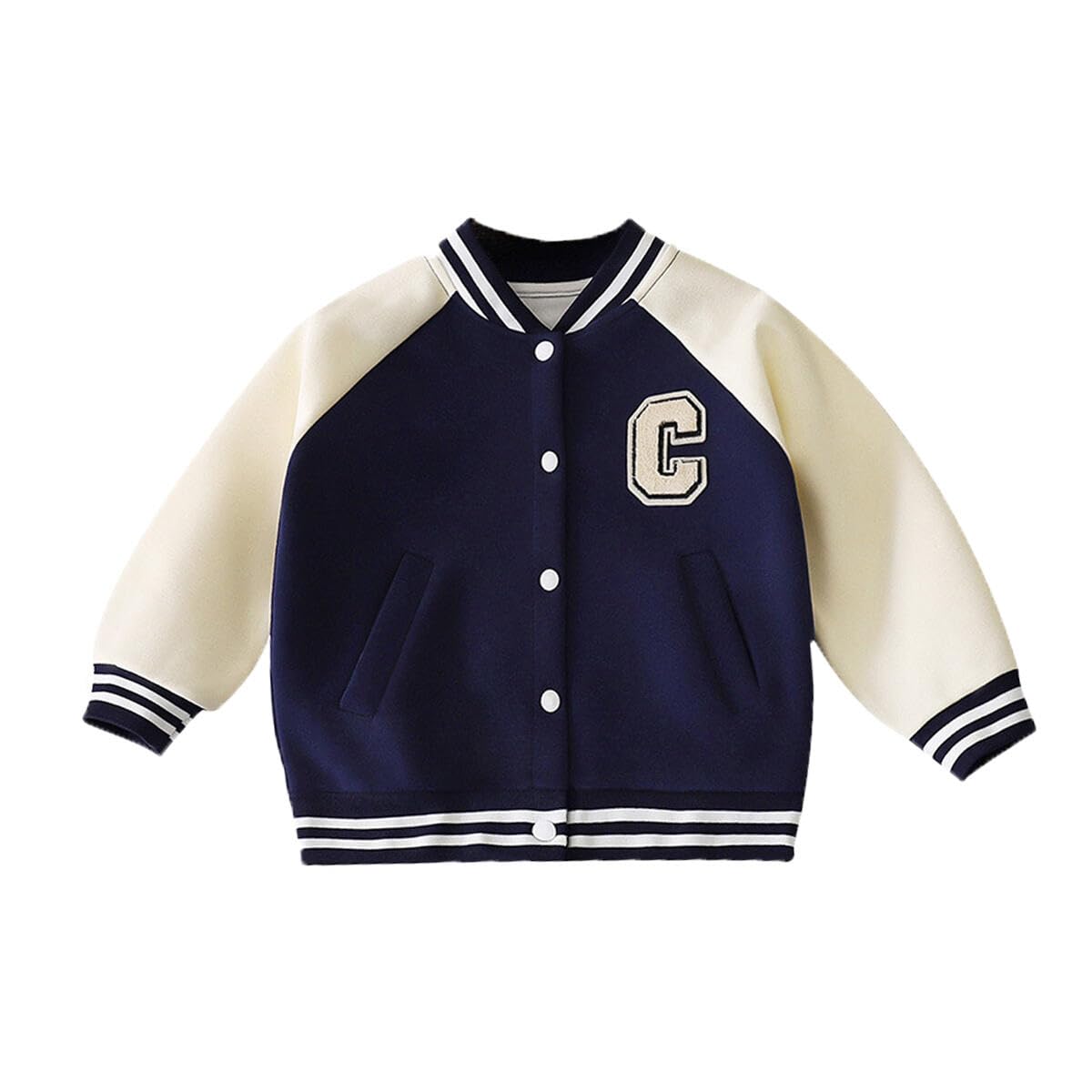 1-9 ans Enfants Garçons Veste de baseball Vestes bomber Varsity Femme Enfants Filles Sweat College Jacket Manteau Blouson Léger Décontracté Parka Casual Sport Outwear Veste de mi-saison