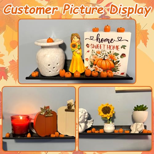 Image of winemana 80Pcs Mini Pumpkins for Crafts, Fall Decorations for Home, Orange | Small Resin Pumpkin for Decorating, Fall Vase Filler, Table Centerpiece, DIY Thanksgiving Decor