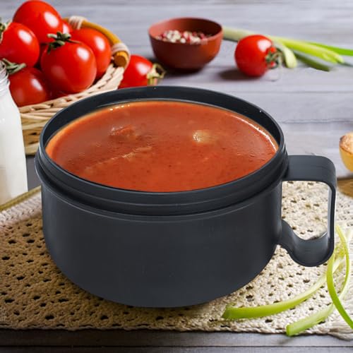 Image of Ramen Bowl,Ramen Cooker,Microwave Ramen Bowl,Microwave Safe Soup Bowl,Portable Ramen Cooker, Instant Ramen Noodle Bowls For Home Office Dorm Apartment motor home etc