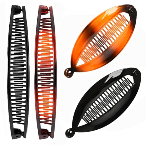 Set de 4 Pinzas Banana para Cabello miniatura 1