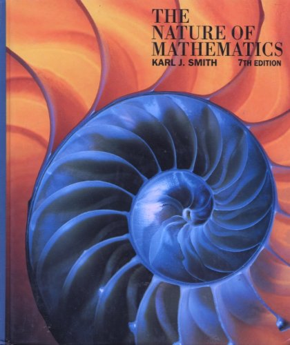The Nature of Mathematics 0534215645 Book Cover