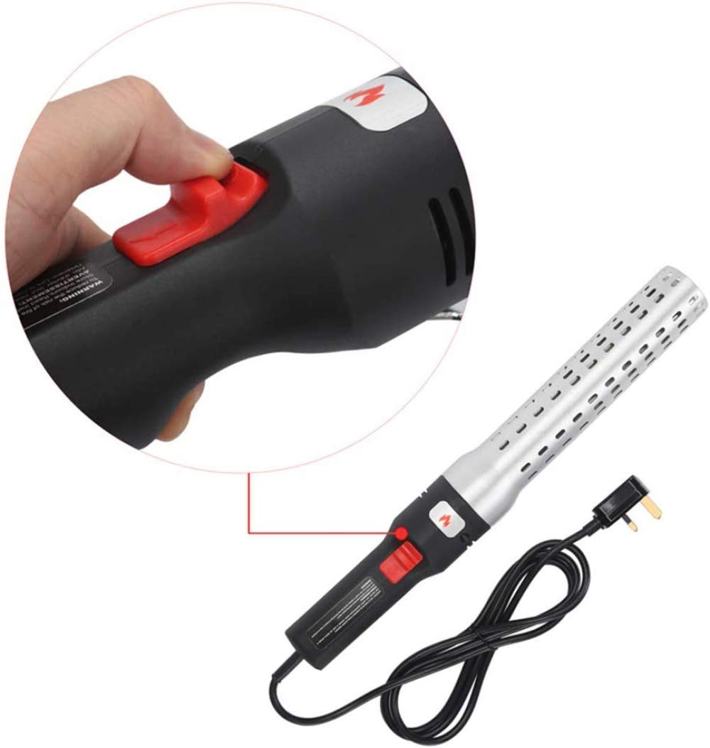 Encendedor De Fuego De Carbón Eléctrico, Encendedor De Carbón Quick Lump, Encendedor De Parrilla, Dispositivo De Encendido De Fuego De Cocina Para Grill Joe, Aire Caliente Gratis Con Soplador Incorpor