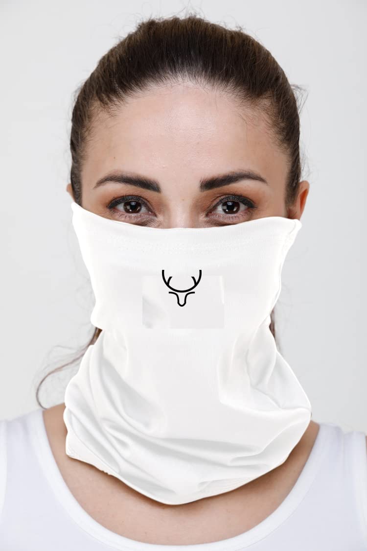 PANTAR White 2 Pc Set Large Mask