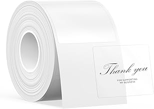 SUPVAN KATASYMBOL T50M Pro Étiquettes Thermiques Autocollantes Imperméables, 40 mm x 30 mm, 230 Pièces/Rouleau, Noir sur Transparent