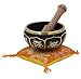DharmaObjects Gorgeous MEDITATION 8 Lucky Symbols Singing Bowl With Mallet