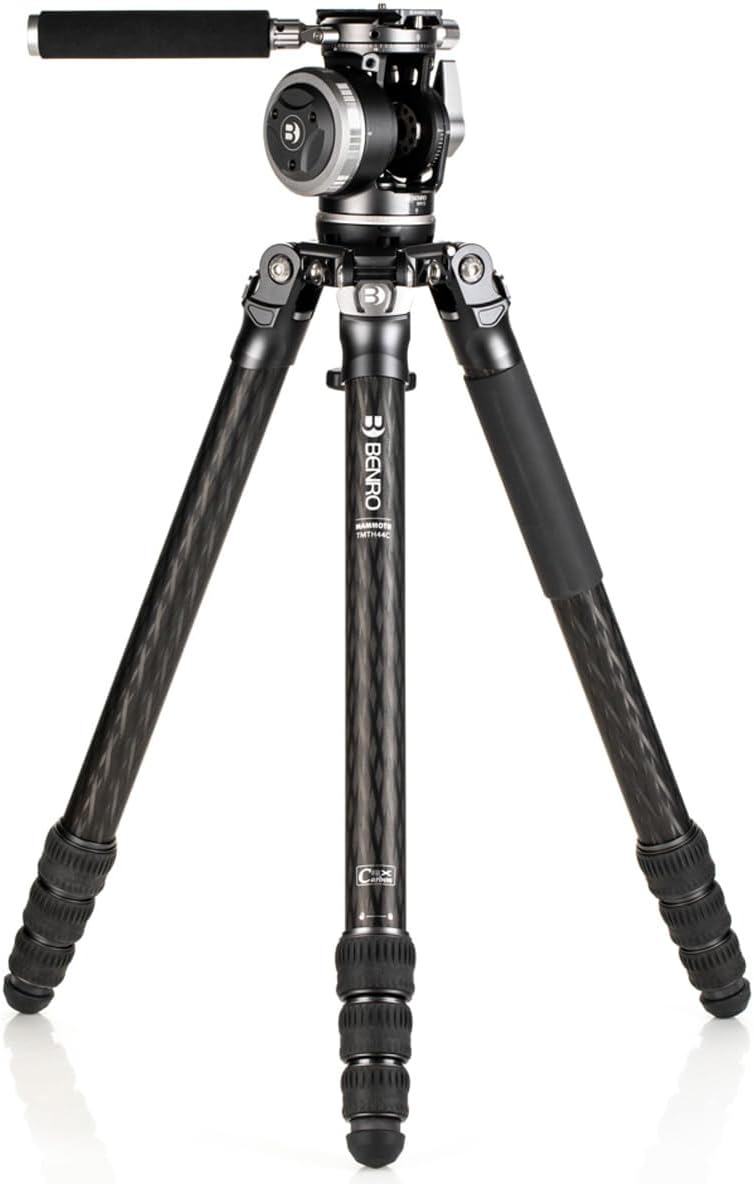 Benro Mammoth Carbon Fiber Tripod with WH15 Wildlife Head (TMTH44CWH15)