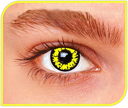 Preisvergleich Produktbild AUVA VISION, KONTAKTLINSEN BLACK WOLF