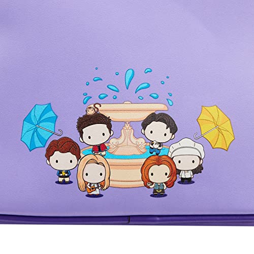 Loungefly Friends TV Series Front Door Chibi Art Womens Double Strap Shoulder Bag Purse2