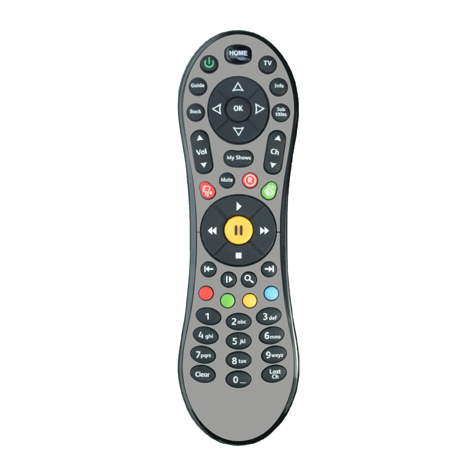 Stika.co Silver Plain Metallic Sticker For Virgin Media Tivo V6 Mini Tv Remote Control - Sticker Only