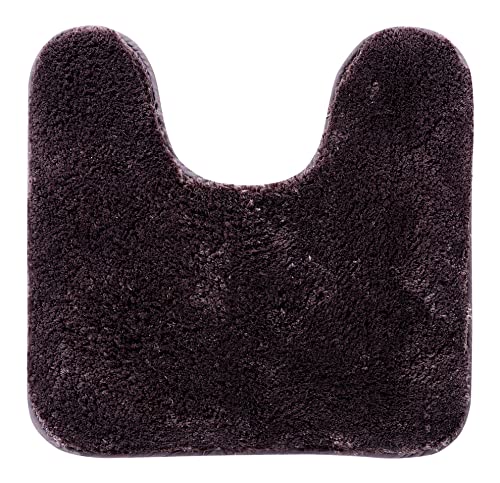Image of Pano Microfiber Anti Slip Bathmat Set with Contour, Soft & Super Absorbent Mats for Shower, Washable, Non-Slip & Quick-Drying Mats for Home, Office, Pack of 2 (Brown, 50X75 Cm & 50X50 Cm)
