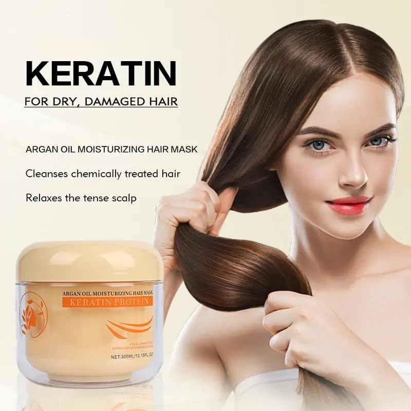 Silky Moisturizing Keratin Hair Mask（2）