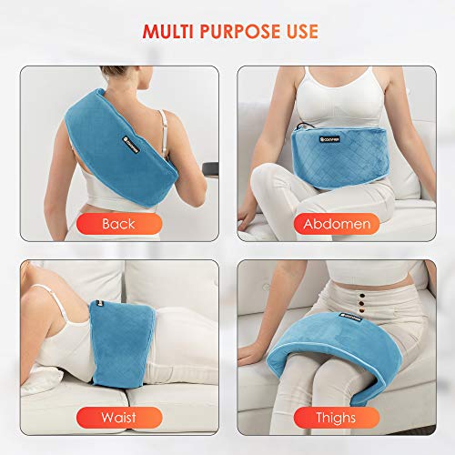 Comfier Lower Back Massager Heating Pad For Back Pain Relief, Gifts For Her/Him, Adjustable Heat & Massage Modes Massage Heating Belt, Heated Pad For Cramps, Abdominal,Lumbar #TOP4
