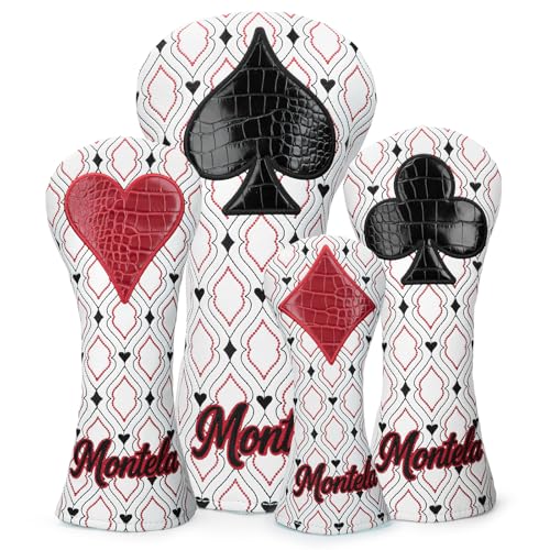 Housse de club de golf style poker pour vos parcours du week-end