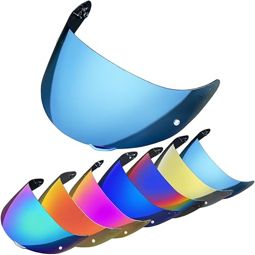 KMAN Casco de motocicleta visera escudo para AGV K3SVK5 K1 K5S protector solar capacetes lente Cascos accesorios (azul), universal