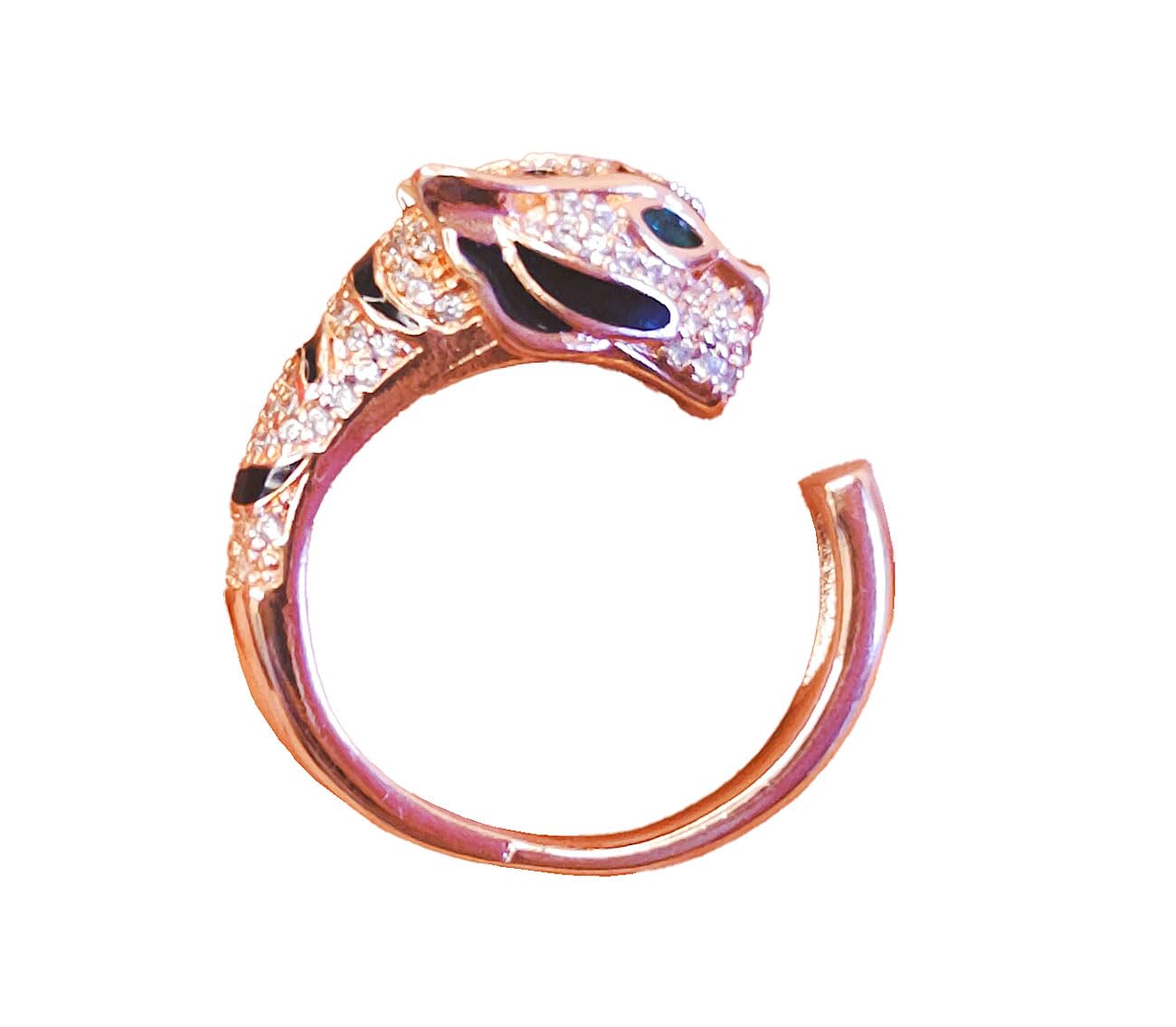 Fuschianet Accessories Panther Cocktail Rhinestone Crystal Adjustable Ring for Women and Girls (B0CKL95HNR) Amazon Price History, Amazon Price Tracker