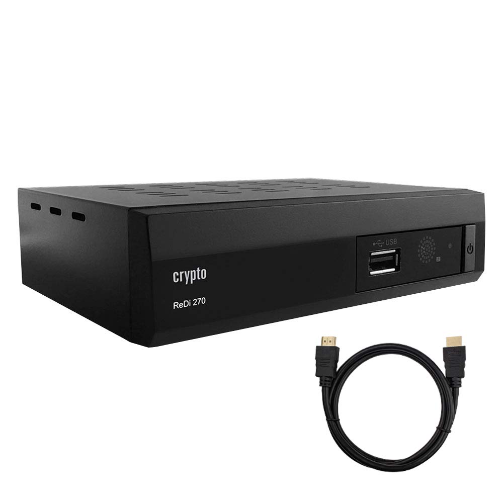 Crypto ReDi 270PH 1080P Full HD 1080P DVB-T2 HEVC Decoder Digitale  Ricevitore Terrestre sistema Dolby Lettore multemediale (H.265/ MPEG-2/4/  HDMI/SCART/PVR/TIMESHIFT) e cavo HDMI 1M nero : Amazon.it: Elettronica