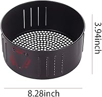 Vista 2 de Vctitil Cesta de repuesto para freidora de aire, cesta antiadherente de 3.7 cuartos de galón