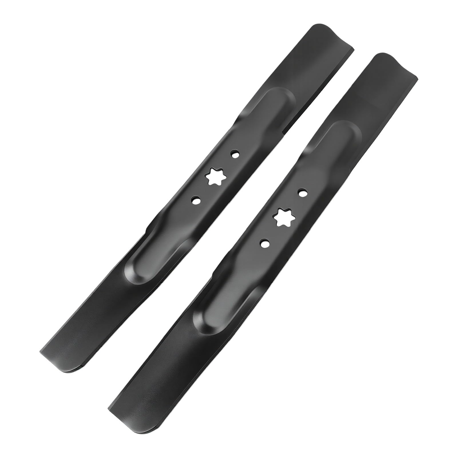 2 Cuchillas para Cortacésped, 942 04308 742 04308, Diseño de Elevación Alta con Orificio de 6 Estrellas, Repuesto para Cortacésped T105 T110 T130 XT1 LT42 de 42 Pulgadas